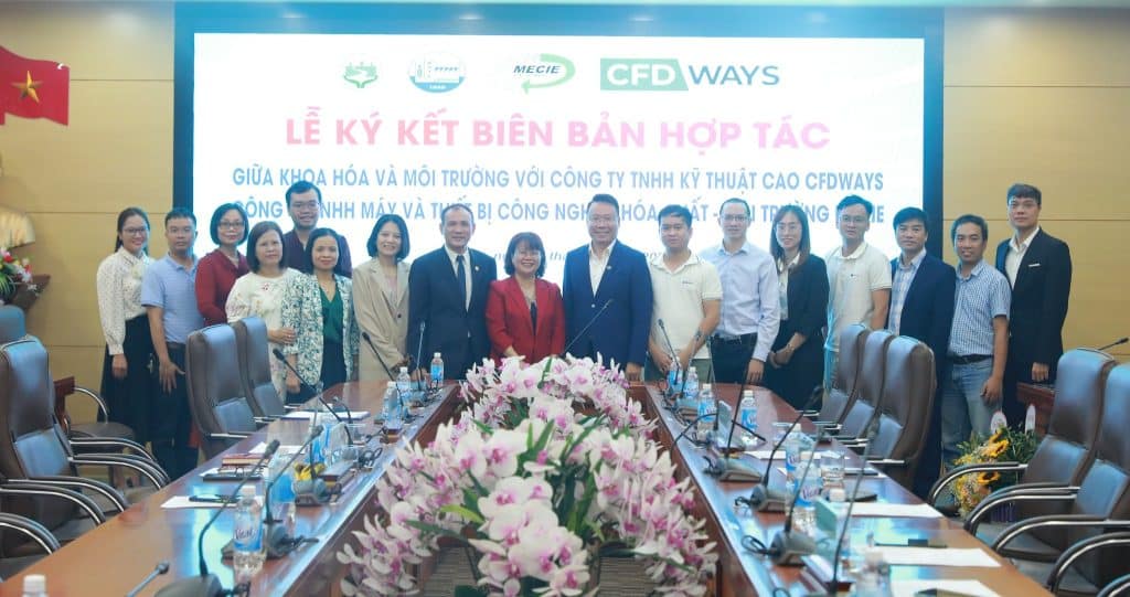 CFDWAYS ký kết hợp tác với Khoa Hóa và Môi trường, Đại học Thủy lợi