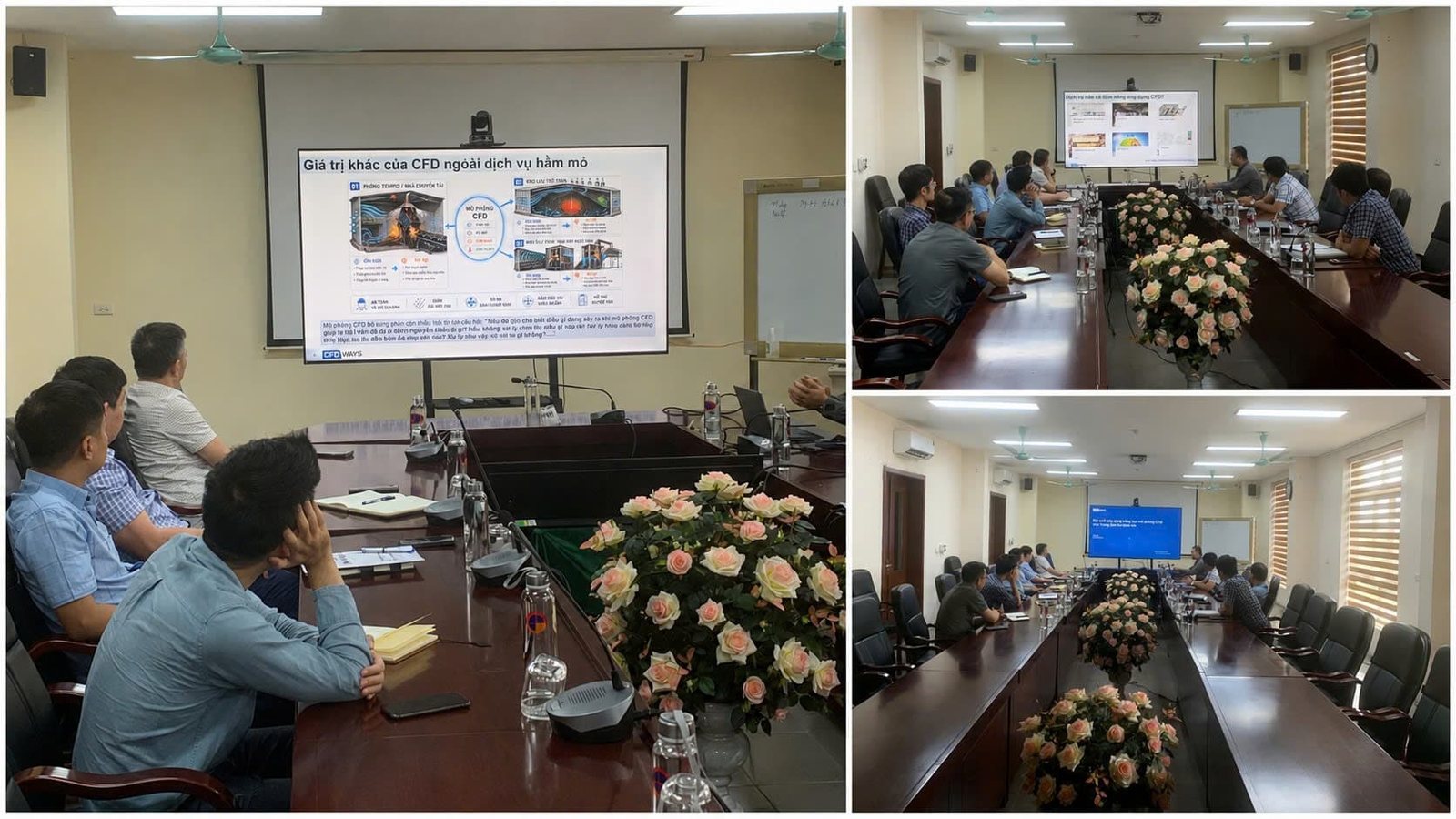Trung tâm An toàn Mỏ và CFDWAYS định hướng xây dựng năng lực mô phỏng CFD chuyên sâu