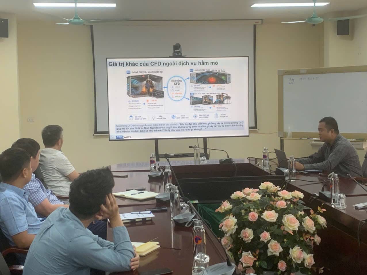 Hai bên trao đổi định hướng xây dựng năng lực mô phỏng CFD